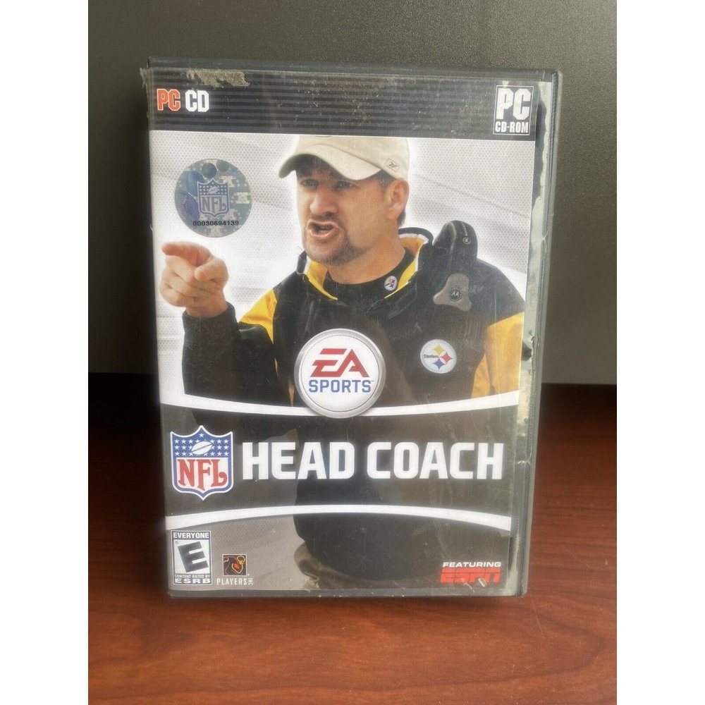 NFL Head Coach (PC CD ROM, 2006) EA Sports near Complete 3 Disc Accept Condition